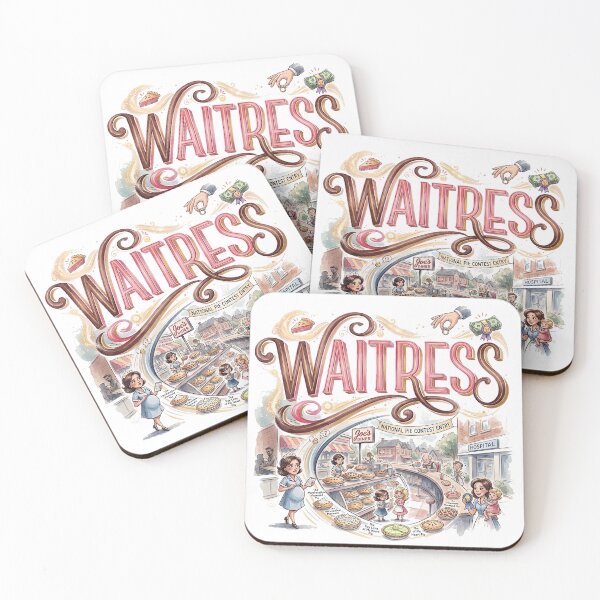 Item preview, Waitress the Musical - Whimsical Theater Art designed and sold by Lyric Vault - Rock on.