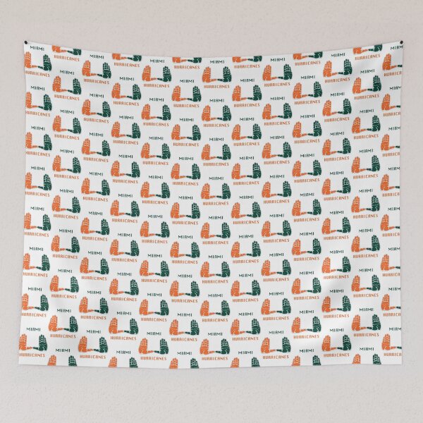 Item preview, Miami Hurricanes Inspired Tropical Wave Design for Beach and Summer Lovers designed and sold by CoronaBeDamned.