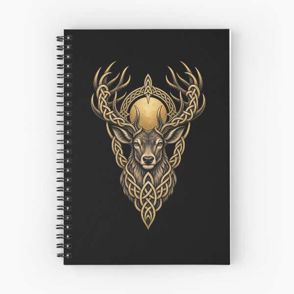 Item preview, Celtic stag with intertwined antlers designed and sold by lAnJefurtifeu.