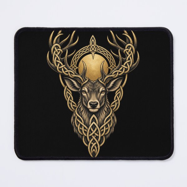 Item preview, Celtic stag with intertwined antlers designed and sold by lAnJefurtifeu.