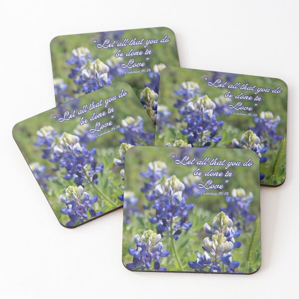 Item preview, Bluebonnets 1 Corinthians 16:14 designed and sold by boldtvillemayor.