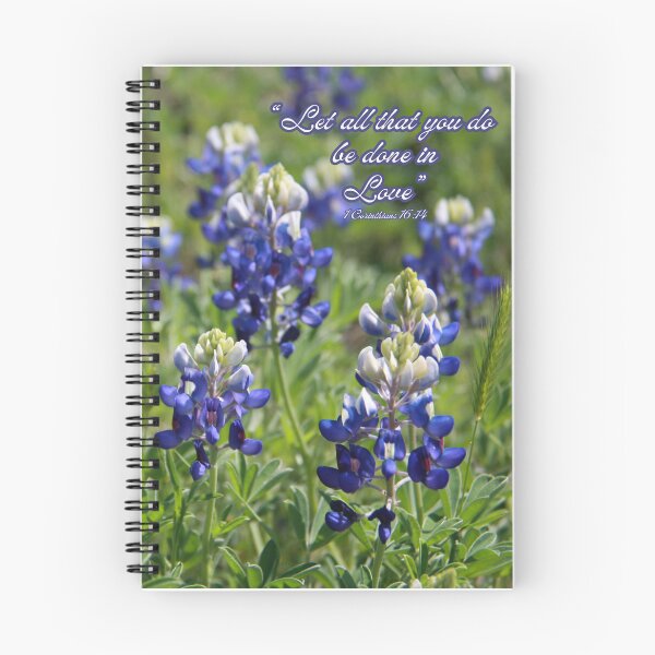 Item preview, Bluebonnets 1 Corinthians 16:14 designed and sold by boldtvillemayor.