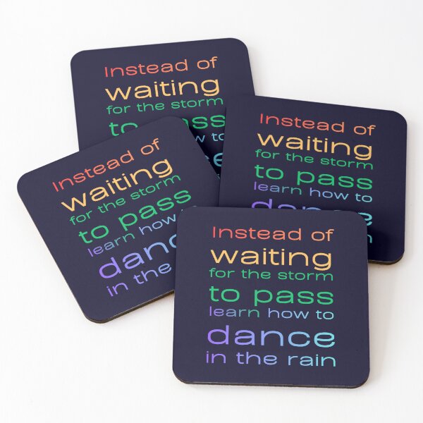 Item preview, Learn to Dance in the Rain designed and sold by LivingMidlife.