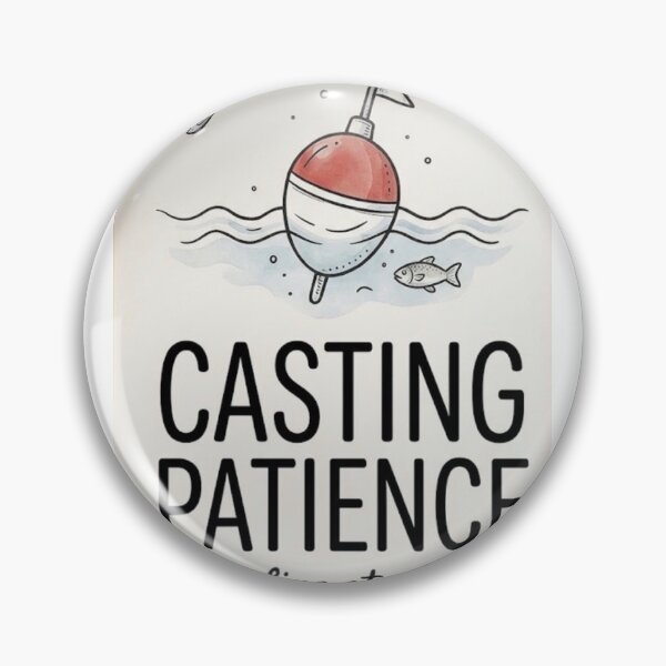 Item preview, Float / Bobber, Fishing Rod, Fishing Line, Spinning Reel, Baitcasting Reel, Fishing Reel, Hook, Bait / Lure, Sinkers, Cast, Bite, Catch, Angler, Tackle Box, Patience designed and sold by Sajad Sadiq.