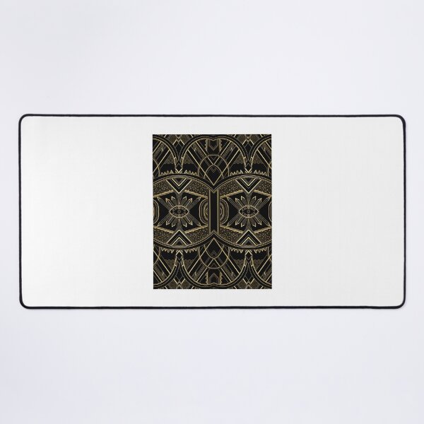 Item preview, Elegant Art Deco Pattern in Gold and Black for Stylish Home Decor and Fashion Accessories designed and sold by Bork-Bork.
