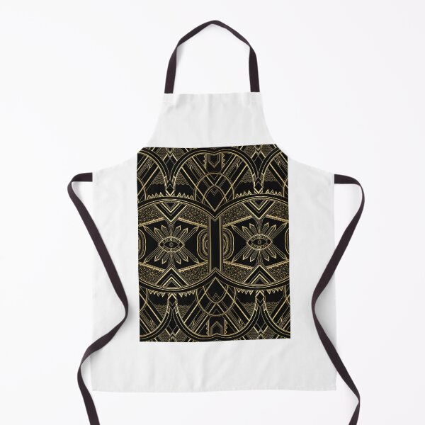 Item preview, Elegant Art Deco Pattern in Gold and Black for Stylish Home Decor and Fashion Accessories designed and sold by Bork-Bork.