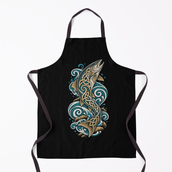 Item preview, Celtic salmon with marine spirals designed and sold by lAnJefurtifeu.