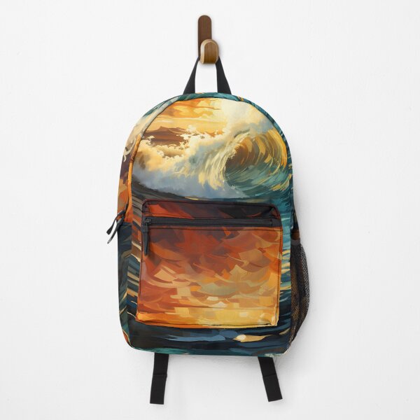 Item preview, Giant Ocean Wave at Sunset Dramatic Seascape designed and sold by GutyzDesignsES.
