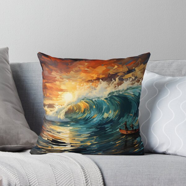 Item preview, Giant Ocean Wave at Sunset Dramatic Seascape designed and sold by GutyzDesignsES.