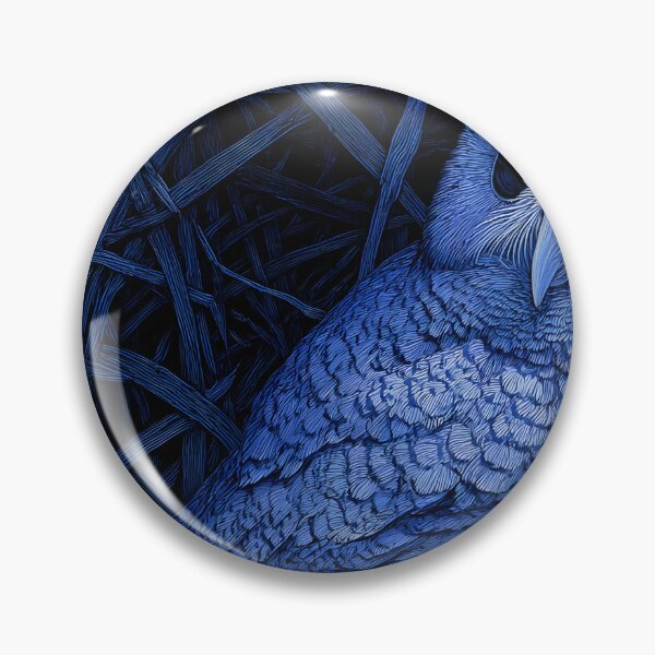 Item preview, Nesting blue owl designed and sold by ScienceRex.