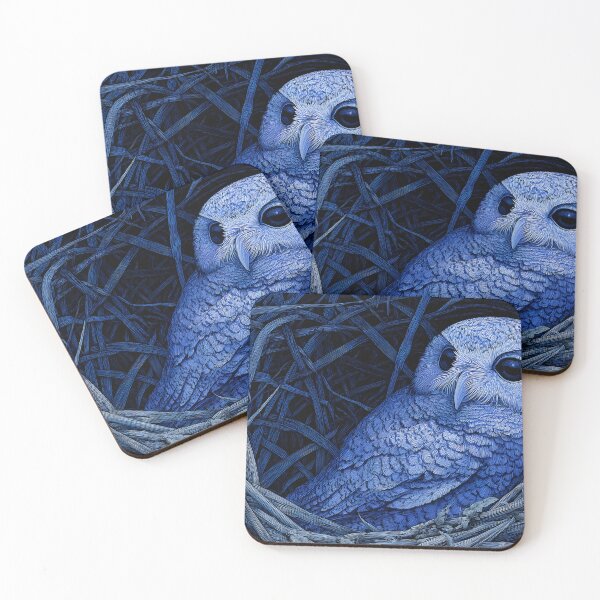 Item preview, Nesting blue owl designed and sold by ScienceRex.