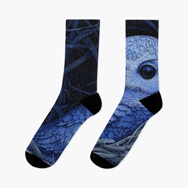 Item preview, Nesting blue owl designed and sold by ScienceRex.
