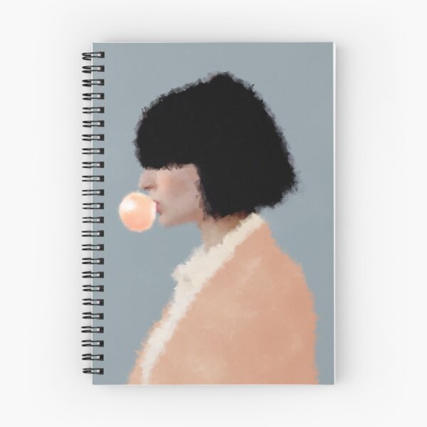 Item preview, The Girl with Bangs designed and sold by Claudia  Dias.
