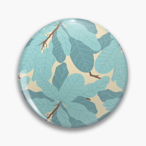 Item preview, Tropicana Banana Leaves in Cream + Mint designed and sold by YesterdayColl.