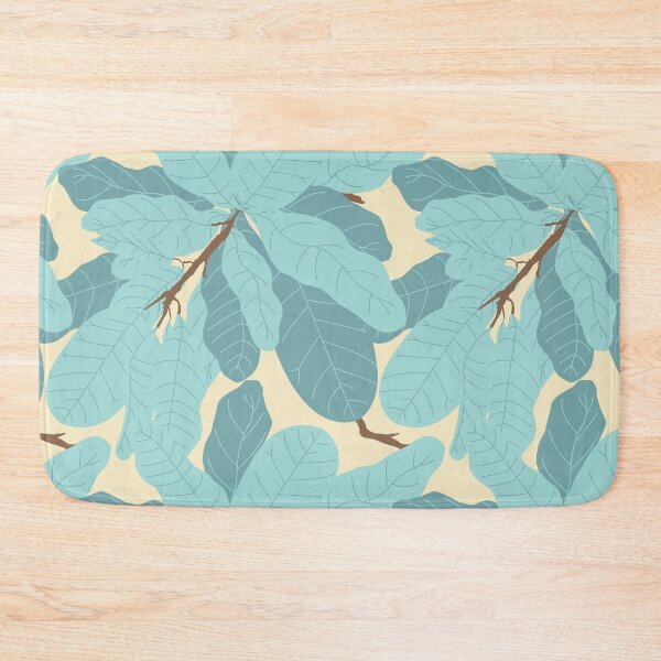 Item preview, Tropicana Banana Leaves in Cream + Mint designed and sold by YesterdayColl.