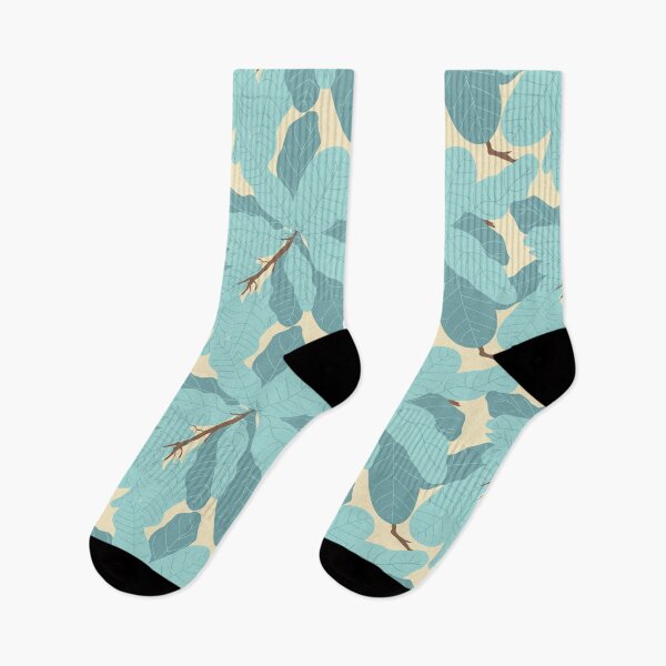 Item preview, Tropicana Banana Leaves in Cream + Mint designed and sold by YesterdayColl.