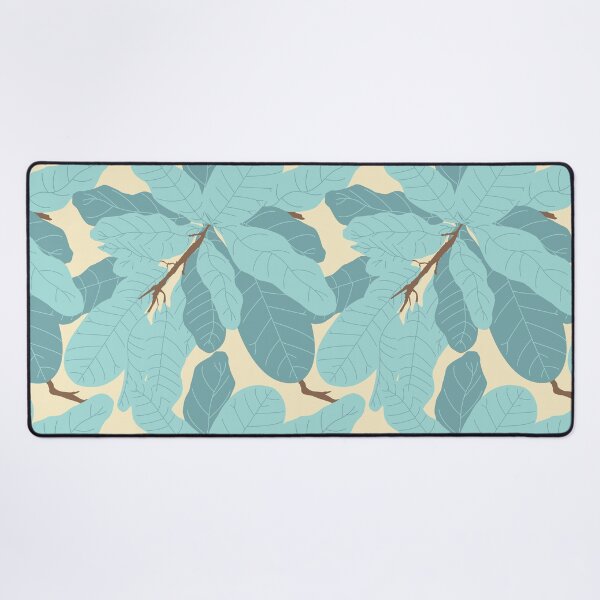 Item preview, Tropicana Banana Leaves in Cream + Mint designed and sold by YesterdayColl.