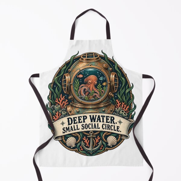 Item preview, Deep Water Small Social Circle Octopus designed and sold by ODDLUME CLUB.