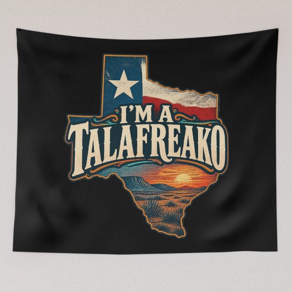 Item preview, I’m a Talafreako Texas Flag Desert Texture Vintage Design designed and sold by Uglyandcute.