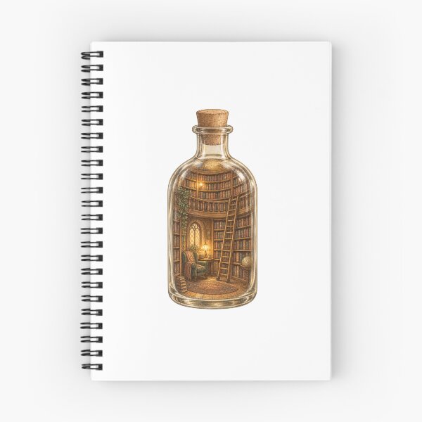 Item preview, Tiny Library In A Glass Bottle designed and sold by Inkworksbyshery.