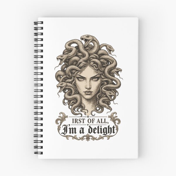 Item preview, First of All I'm A Delight Medusa Gorgon Vintage Halloween Gift designed and sold by Whirx.