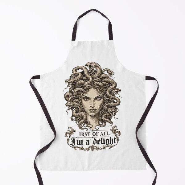 Item preview, First of All I'm A Delight Medusa Gorgon Vintage Halloween Gift designed and sold by Whirx.