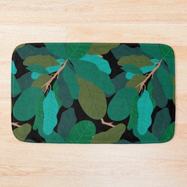 Item preview, Tropicana Banana Leaves in Classic Black designed and sold by YesterdayColl.