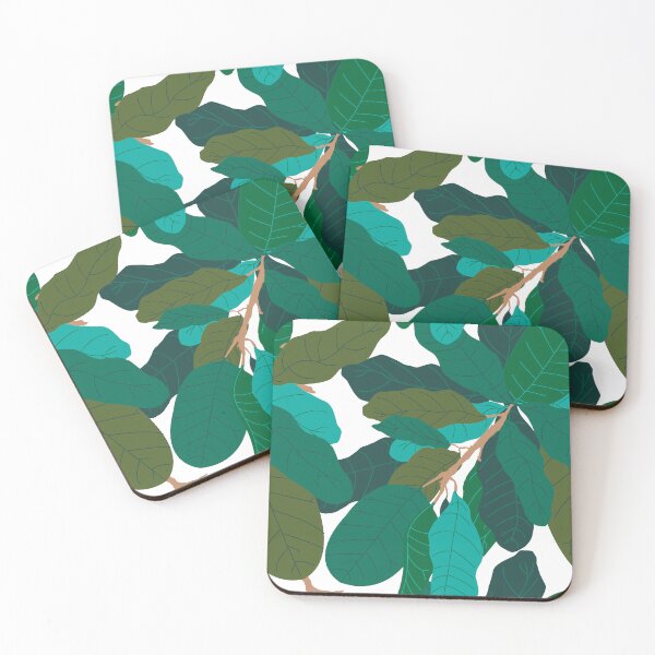 Item preview, Tropicana Banana Leaves in Classic White designed and sold by YesterdayColl.