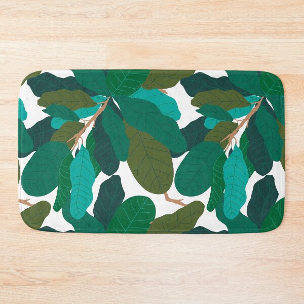 Item preview, Tropicana Banana Leaves in Classic White designed and sold by YesterdayColl.