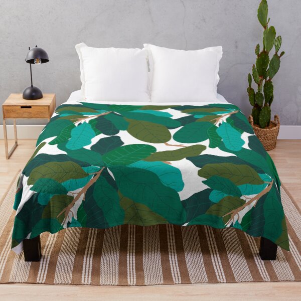Item preview, Tropicana Banana Leaves in Classic White designed and sold by YesterdayColl.