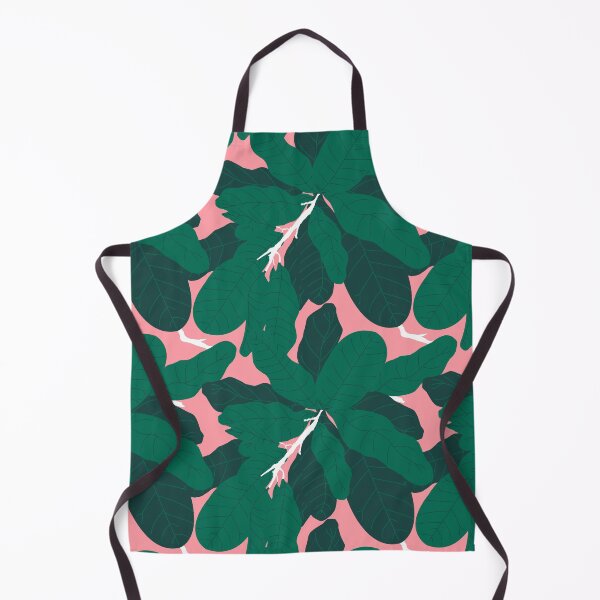 Item preview, Tropicana Banana Leaves in Palm Springs Pink + Emerald Green designed and sold by YesterdayColl.