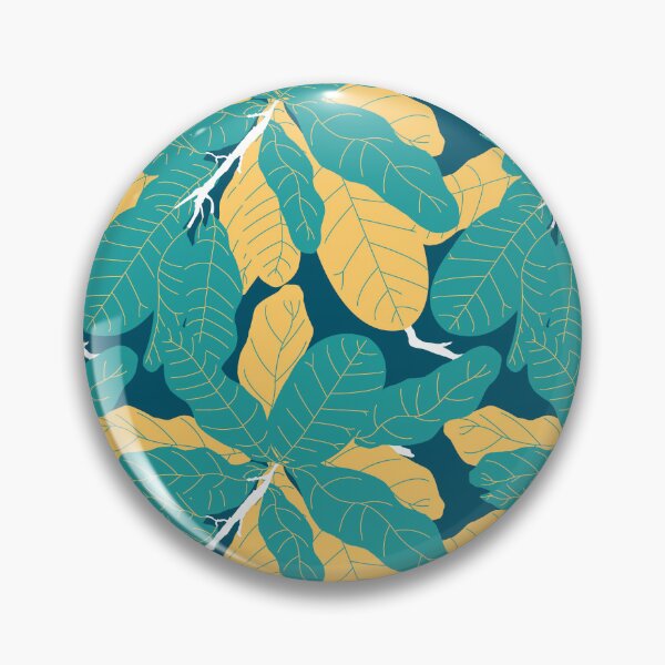Item preview, Tropicana Banana Leaves in Jungle Green + Banana Yellow designed and sold by YesterdayColl.