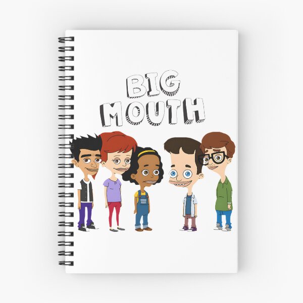 Item preview, Big Mouth Inspired Members Smiling Face Illustration designed and sold by h25082006.
