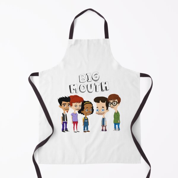 Item preview, Big Mouth Inspired Members Smiling Face Illustration designed and sold by h25082006.