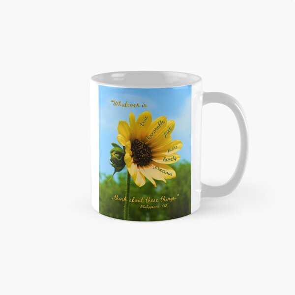 Item preview, Sunflower Philippians 4:8 designed and sold by boldtvillemayor.