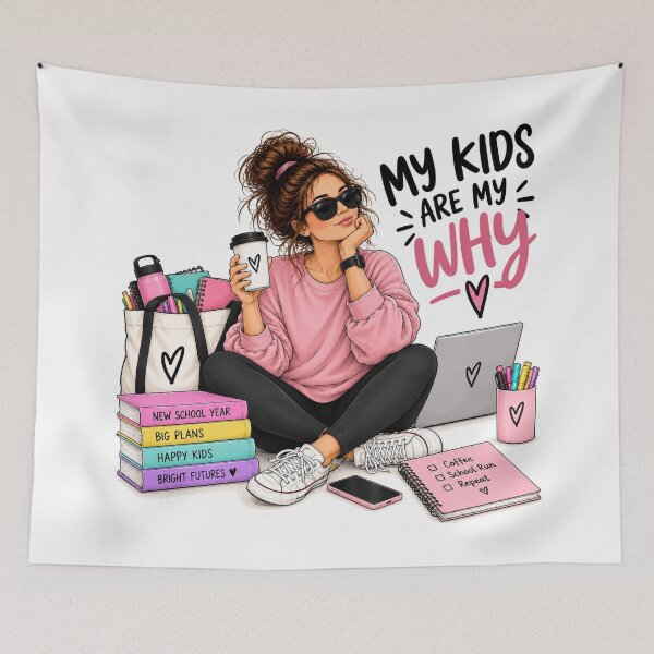 Item preview, My Kids Are My Why designed and sold by VeraLuta.