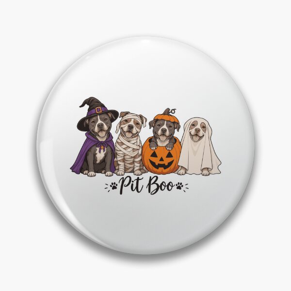 Item preview, Pit Boo Funny Ghost Pumpkin Pitbull Halloween Dog Costume designed and sold by Whirx.