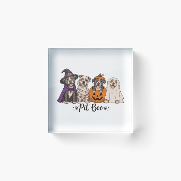 Item preview, Pit Boo Funny Ghost Pumpkin Pitbull Halloween Dog Costume designed and sold by Whirx.