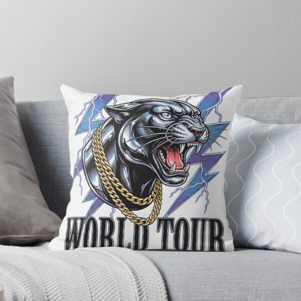 Item preview, Black Panther Vintage 90s Bootleg World Tour Retro Rap Aesthetic designed and sold by MerchViz.