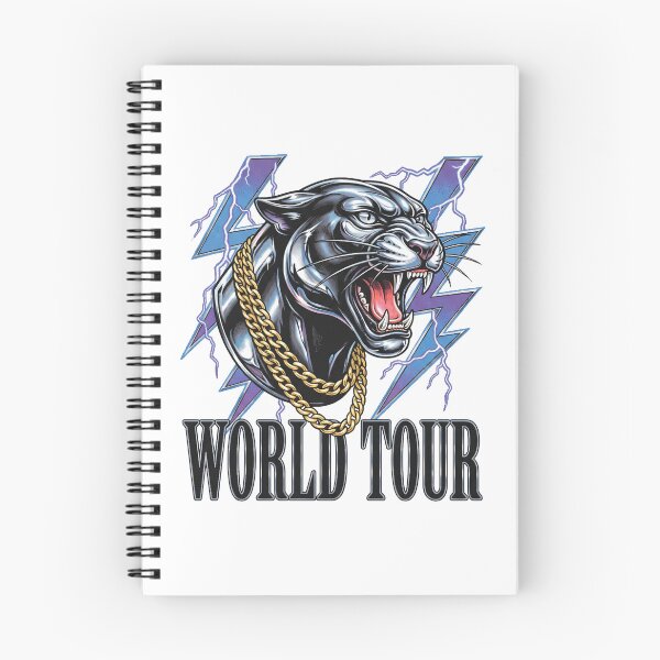 Item preview, Black Panther Vintage 90s Bootleg World Tour Retro Rap Aesthetic designed and sold by MerchViz.