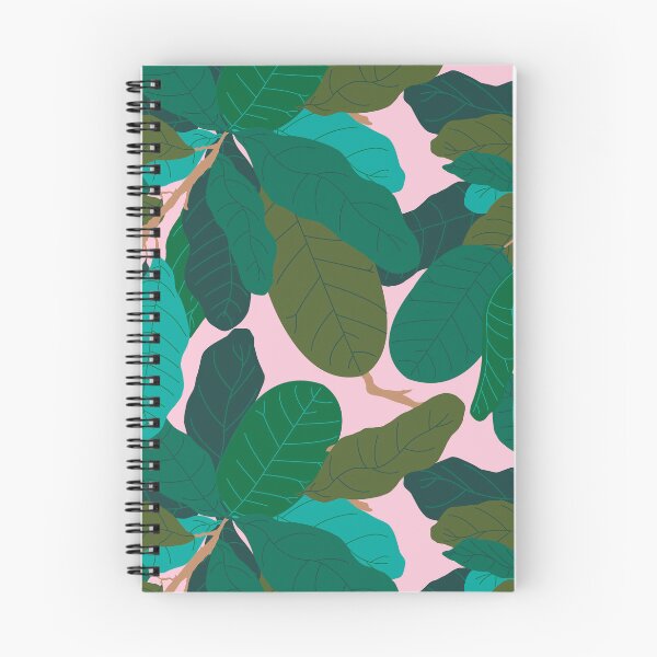 Item preview, Tropicana Banana Leaves in Classic Pink designed and sold by YesterdayColl.