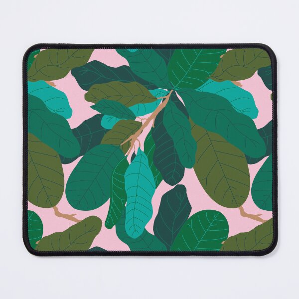 Item preview, Tropicana Banana Leaves in Classic Pink designed and sold by YesterdayColl.