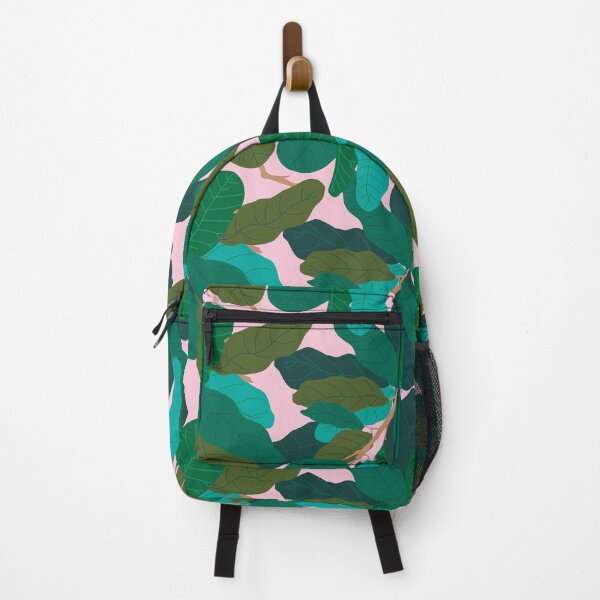 Item preview, Tropicana Banana Leaves in Classic Pink designed and sold by YesterdayColl.