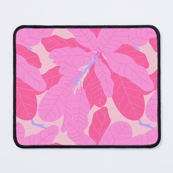 Item preview, Tropicana Banana Leaves in Preppy Pink + Purple designed and sold by YesterdayColl.