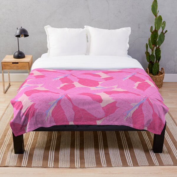 Item preview, Hojas de plátano Tropicana en rosa preppy + morado designed and sold by YesterdayColl.