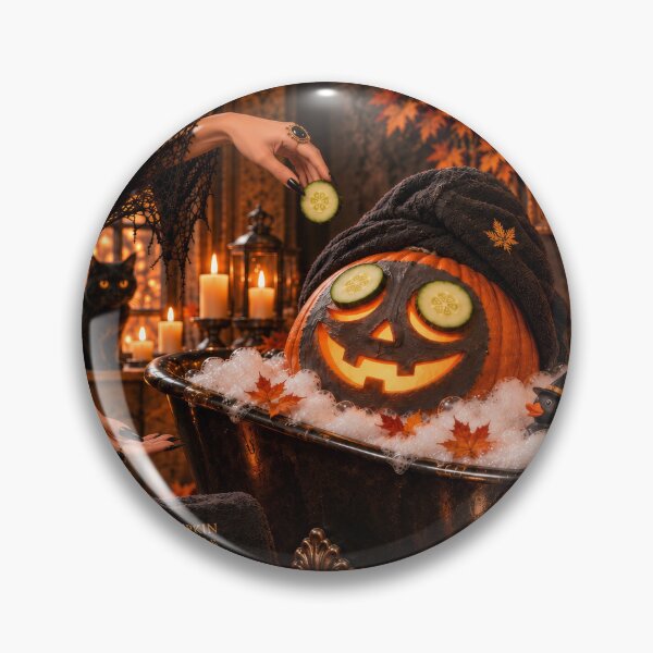 Item preview, Spooky Pumpkin Spa Day designed and sold by DansCreations42.