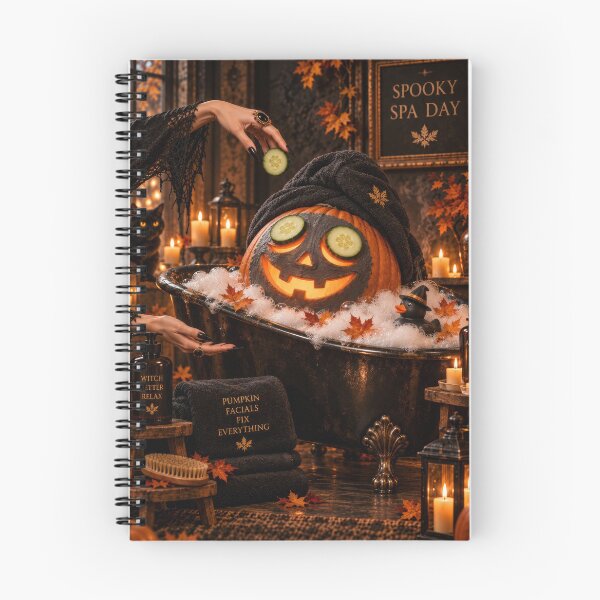 Item preview, Spooky Pumpkin Spa Day designed and sold by DansCreations42.