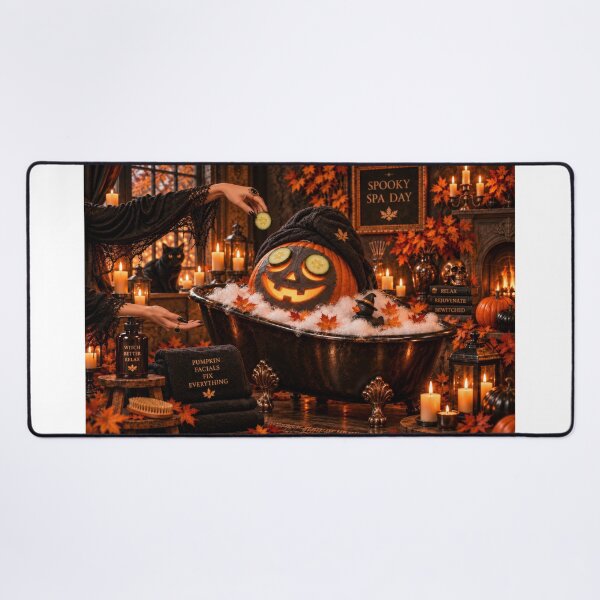 Item preview, Spooky Pumpkin Spa Day designed and sold by DansCreations42.