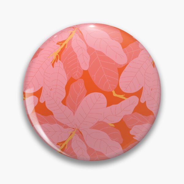 Item preview, Tropicana Banana Leaves in Coral Spice designed and sold by YesterdayColl.