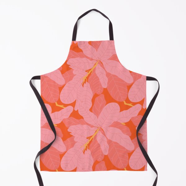Item preview, Tropicana Banana Leaves in Coral Spice designed and sold by YesterdayColl.